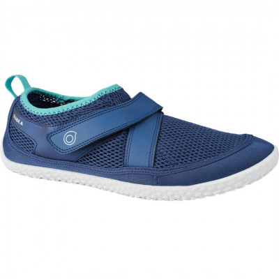 Chaussures Decathlon aquatiques à scratch Adulte - Aquashoes 500 Turquoise