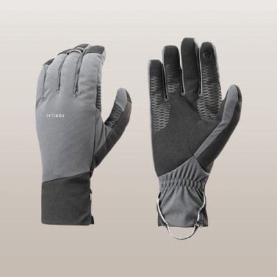Gants tactiles coupe-vent de trekking adulte, MT900 gris