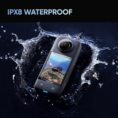 CAMERA INSTA360 X3 360 ACTION CAM 4K 72MP WATERPROOF 10M BLACK