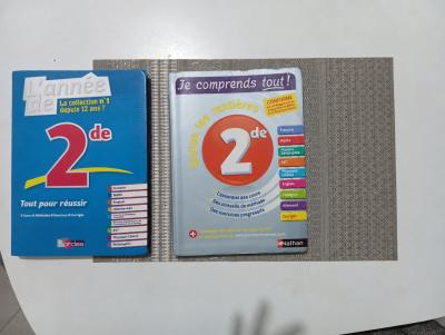 مدرسية-و-جامعية-livres-de-seconde-x-2-toutes-les-matieres-avec-exercices-corriges-programme-francais-بئر-خادم-الجزائر
