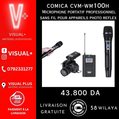 COMICA CVM-WM100H MICROPHONE PORTATIF PROFESSIONNEL SANS FIL POUR APPAREILS PHOTO REFLEX