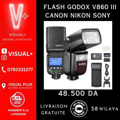 أكسسوارات-الأجهزة-flash-godox-v860-iii-ttl-الحراش-الجزائر