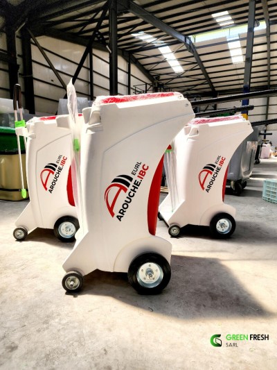 poubelle Chariot de voirie