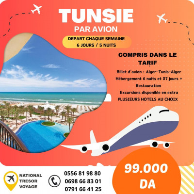 TUNISIE PAR AVION 