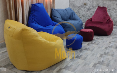 chaises-fauteuils-beanbag-fauteuil-pouf-el-attaf-ain-defla-algerie