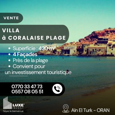 بيع فيلا وهران عين الترك