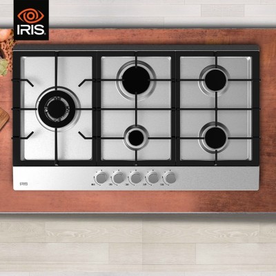TABLE DE CUISSON IRIS 5 FEUX 90CM IBP905G1X