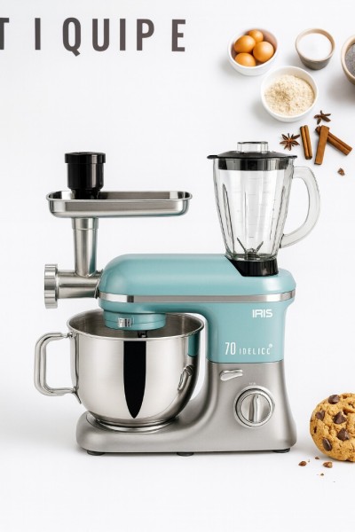 IRIS PETRIN MULTIFONCTION  IDELICE 7L 1500 WATTS 6 VITESSES