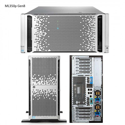 HP ML350 G8 CPU XEON  E5-2620 V2 / RAM 24GB / PSU 2X 460WATTS / HDD 7X 600GB 15K