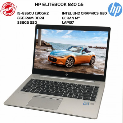 HP EliteBook 840 G5 i5 8350U 8GB DDR4 256GB SSD Ecran 14 Pouce