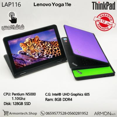 Lenovo Yoga 11e Pentium N5000 8GBDDR4 128SSD 11.6 Pouce Tactile