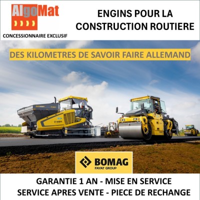 BOMAG   بوماڨ ENGINS POUR LA CONSTRUCTION ROUTIERE - آلات  بناء  الطرق 2025