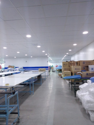 Aménagement en placoplatre bureaux Hangar, faux plafond cloison séparation