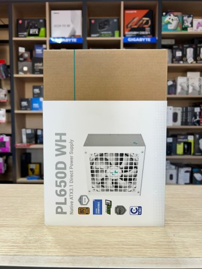 ALIMENTATION DEEPCOOL PL650D 650WAT 80+ BRONZE WHITE