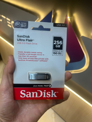 FLASH DISQUE SANDISK ULTRA FLAIR 256GB 3.0 150 MB/s 