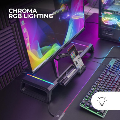 SUPPORT MONITEUR ET SMARTPHONE MARS GAMING MGS-One CHROMA RGB