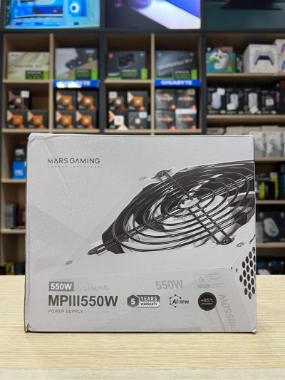 ALIMENTATION MARS GAMING MPIII 550WAT WHITE 80+