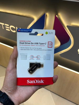 FLASH DISQUE SANDISK DUAL DRIVE TYPE-C 128GB USB 3.1
