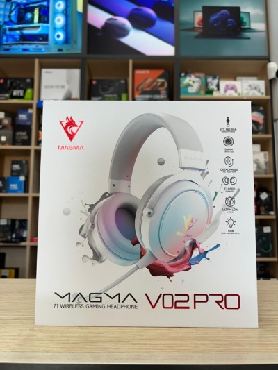 CASQUE MAGMA VALIVOX V02 PRO WHITE 7.1