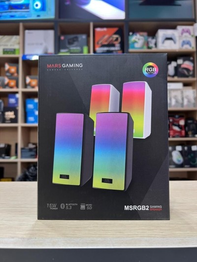 HAUT PARLEUR MARS GAMING MSRGB 2 BLACK