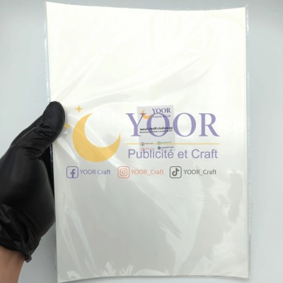 Papier Stickers Waterproof Brillant ورق ستيكر