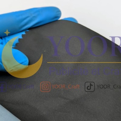 Tissu de reliure noir adhésif قماش تجليد اسود لاصق