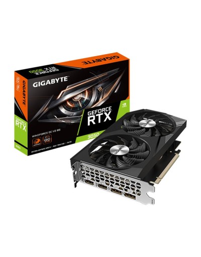 CARTE GRAPHIQUE GIGABYTE RTX 3050 2 OC V2 6GB