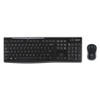 CLAVIER SOURIS LOGITECH WIRLESS COMBO MK270