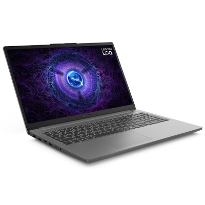 Laptop Lenovo Gaming LOQ15e/ i5-12450HX /16GB/512Go SSD NVMe/Geforce RTX3050 6Go/Grey/15.6"