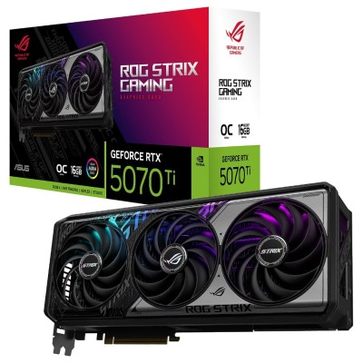 Carte Graphique ASUS ROG Strix GeForce RTX 5070 Ti 16GB GDDR7 OC Edition
