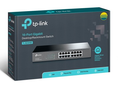 Offre Exclusive ! TP-Link TL-SG1016D - Switch Gigabit 16 Ports - Neuf, Scellé et Garanti