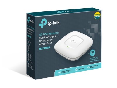 tp-link EAP245 Point d'accès Wi-Fi bi-bande (Omada) AC1750 PoE Gigabit - Plafonnier