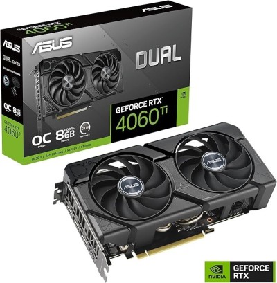 carte graphique ASUS Dual GeForce RTX 4060 Ti EVO OC Edition 8GB GDDR6
