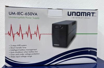  ONDULEUR UNOMAT UPS UM 650VA 4 SORTIES IEC