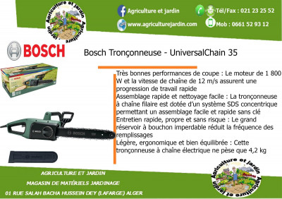 tronçonneuse Bosch electrique 