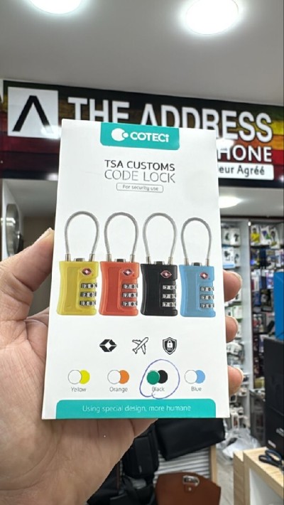 Serrure à combinaison à 3 chiffres avec code Coteci