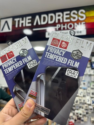 Protection écran Samsung Zfold 6/7 transparent privacy