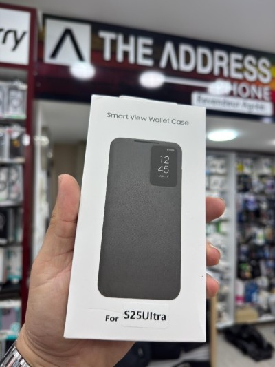 Pochette S25 Ultra Smart View wallet Case