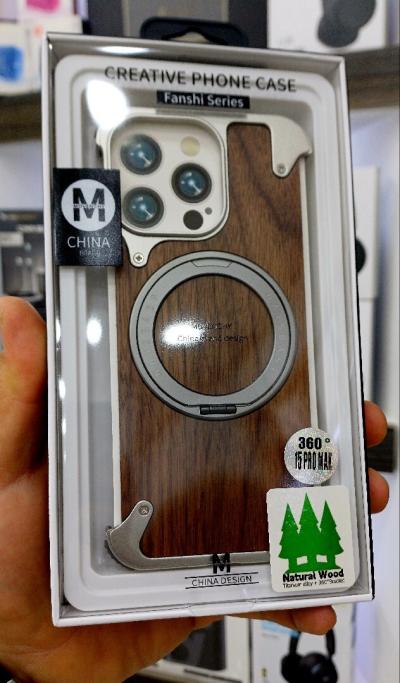 Coque Antichoc métallique 16 promax 15 promax Avec Stand 