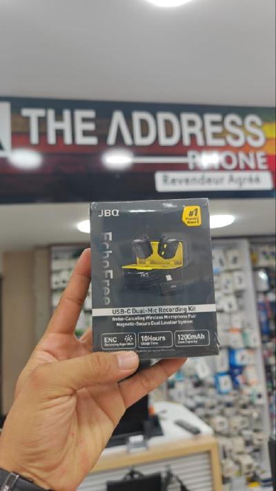 Microphone cravate sans fil JBQ pour USB-C