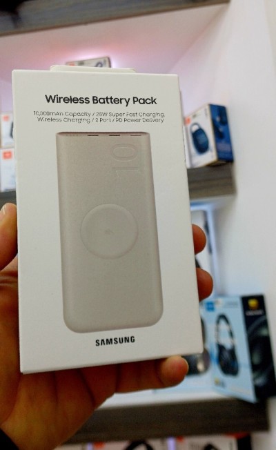 Power Bank Samsung wireless Battery  pack 10000mAh 25 w super fast charge 