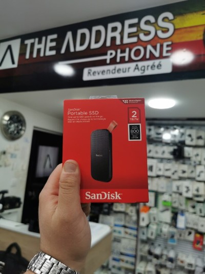 Disque dur externe Sandisk portable SSD 2TB