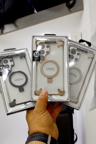 Antichoc Coque Métallique S25 Ultra avec Support 