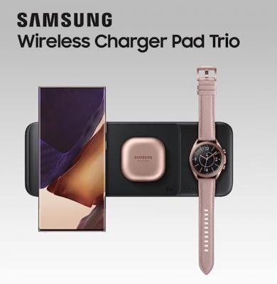 Chargeur station Samsung Wireless Charger Trio 3in 1