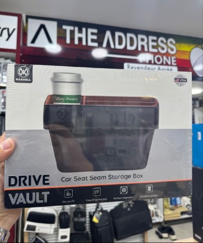 Maxwell Remplisseur de siège de voiture avec porte de charge universel organisateur de voiture