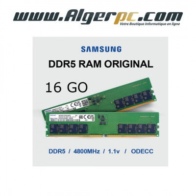 Ram Samsung 16Go DDR5 4800MHz broches pour ordinateur portable 