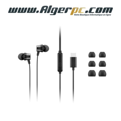 Ecouteurs Lenovo intra-auriculaire filaire USB-C