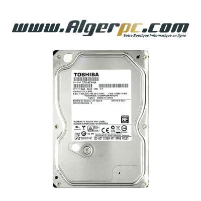 Disque Dur Interne 3.5 Toshiba 1 To / 7200 RPM
