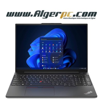 Lenovo Thinkpad E16 Gen 2 Intel Core Ultra 7 155U/16Go DDR5/512 SSD/Ecran 16/Intel Arc/Win 11 Pro