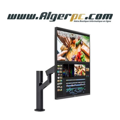 Ecran LG DualUp 28MQ780-B Ergonomique 28 Pouces Nano IPS/SDQHD/HDR10/5Ms/60Hz/HDMI/DP